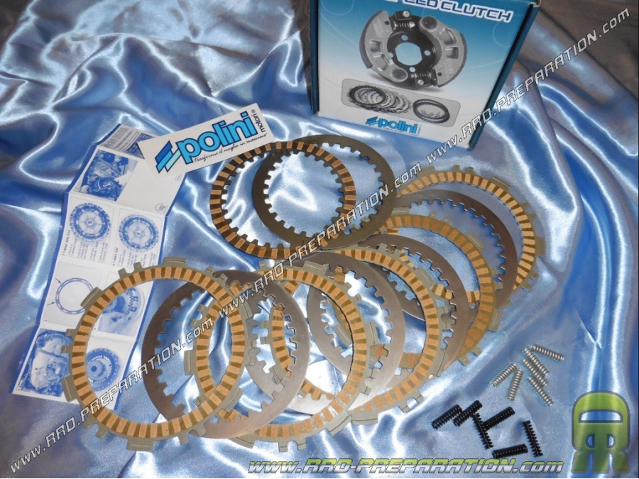 Clutch (discs, guides, springs) reinforced POLINI Racing for Yamaha T-Max 500