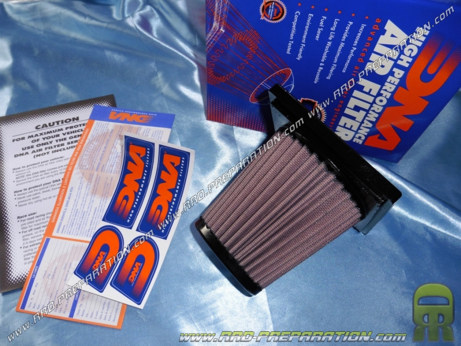 Air filter racing for original air box DNA RACING STAGE 2 maxiscooter YAMAHA TMAX 500 before 2008