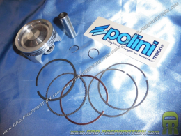 Pistón 3 segmentos POLINI Ø63mm eje 14mm para kit 185cc MALOSSI en YAMAHA X-CITY, X-MAX, YZF, WR, MBK CITYLINER