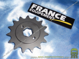 Piñón de cadena FRANCE EQUIPEMENT para QUAD KYMCO MXU y MXER 50cc (de 12 a 17 dientes a elegir)