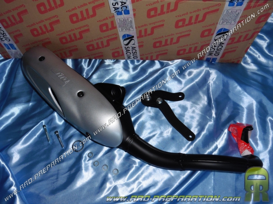 Exhaust SITO for scooter engine PEUGEOT Liquid Horizontal (ludix, speedfight 3, JET FORCE ...)