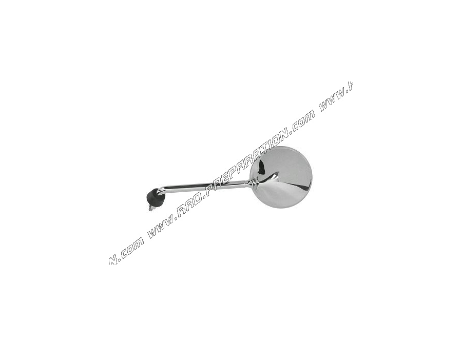 Left chrome round mirror for PIAGGIO VESPA LX 50 and 125cc