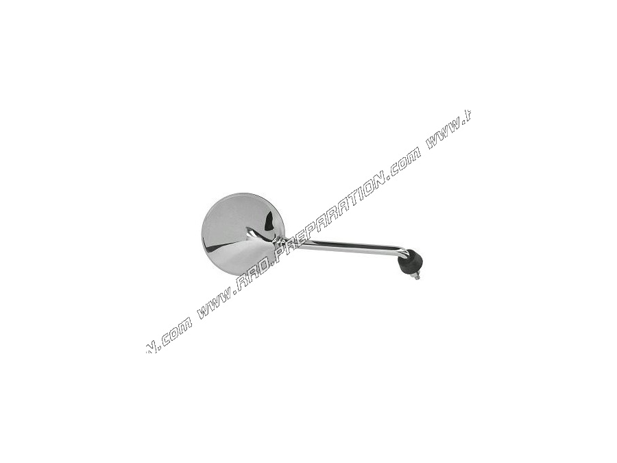 Chrome mirror round left for Piaggio Vespa LX 50 and 125cc