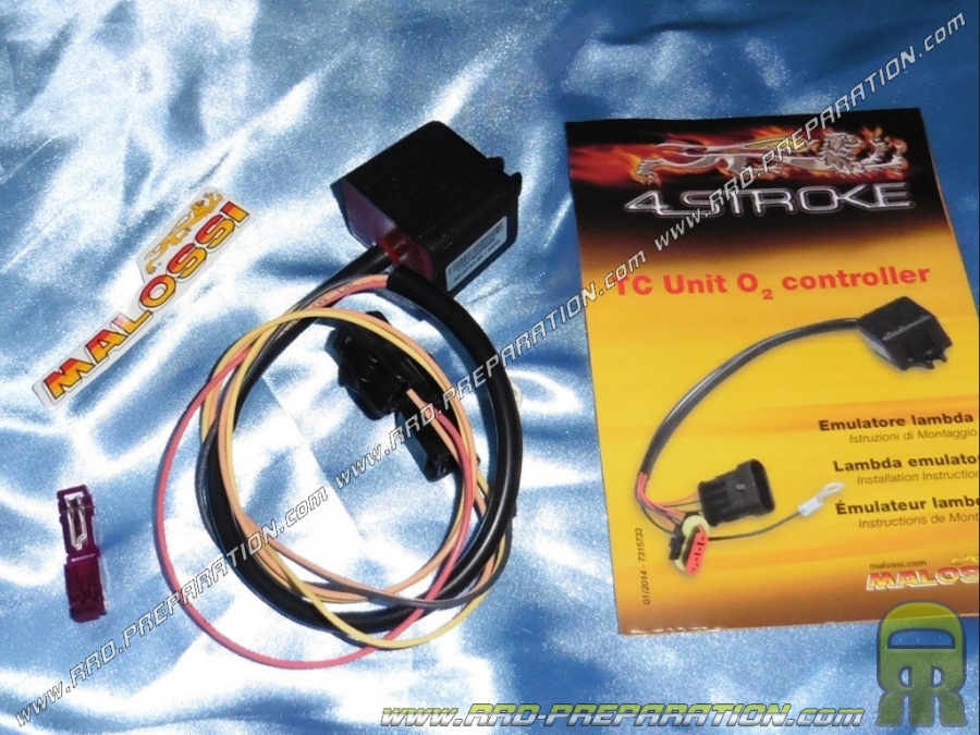 Emulateur sonde lambda MALOSSI TC UNIT O2 CONTROLLER pour scooter 50cc à 150cc 4temps HONDA FORZA, NSC 50, SH, VISION...