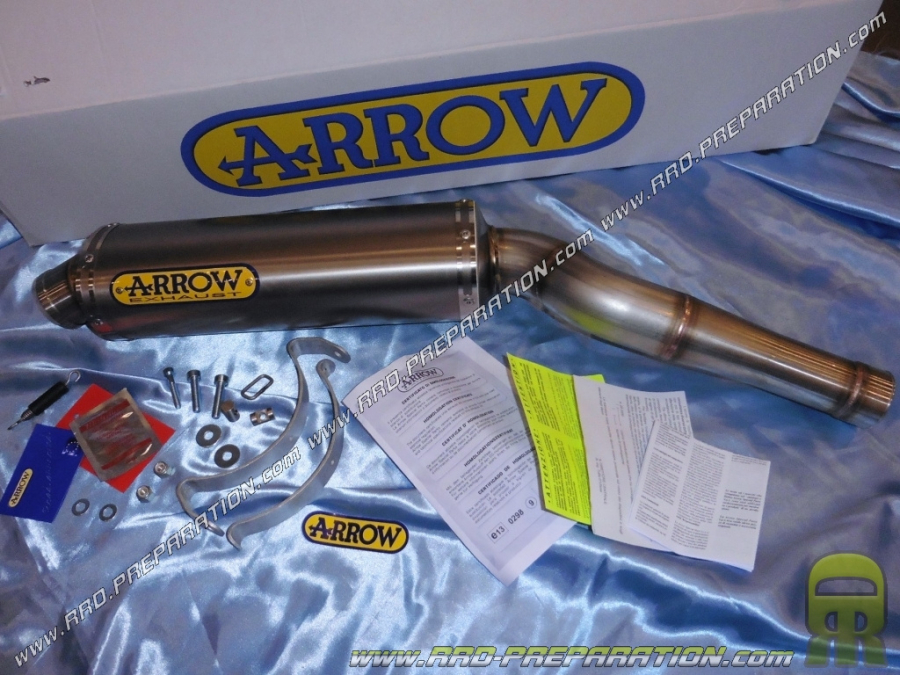 Silencieux d'échappement ARROW MAXI RACE-TECH pour moto HONDA CBR 1000 RR de 2004 à 2007