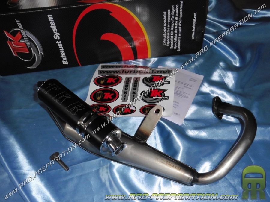 Pot d'échappement TURBOKIT TKR pour scooter HONDA Vision, PEUGEOT ST, RAPIDO... 50