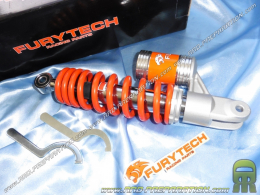 Adjustable shock absorber has gas FURYTECH silver orange scooter booster stunt, nitro ...
