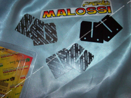 Jeu de 6 lamelles MALOSSI karbonit 0,30, 0,35 & 0,40mm pour clapets MALOSSI VL6 et VL15 (103, am6, derbi...)