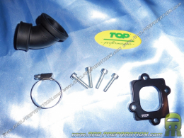 Pipe d'admission orientable TPR carburateur MIKUNI TM24 minarelli horizontal (nitro, aerox)