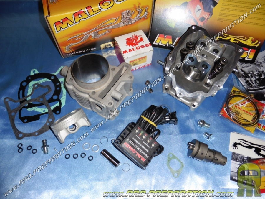 MALOSSI 218cc kit Ø75,5mm, cylinder / piston / cylinder head / shaft cam + electronic box for Aprilia, Piaggio BEVERLY ...