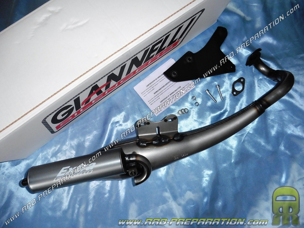 Marmitta Giannelli Omologata Per Aprilia SR 50 Ditech, Factory, Carb – Scarico Nichelato - 3