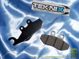 Plaquettes de frein TEKNIX avant pour scooter et 50cc à boite DERBI Drd, APRILIA Rs, Rx, MBK Xpower....