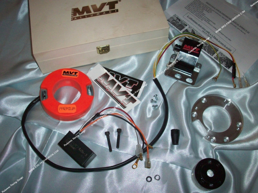 MVT Premium Evolution Digital Direct ignition with internal rotor with DD 12 & DD 21 lighting for mécaboite minarelli am6 engine