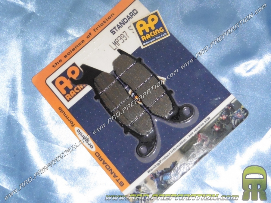 AP Racing brake pads front - rear for HONDA CBR CBF, ANF INNOVA, MSX GROM, RIEJU RS2 NAKED, ... PRO 50 and 125cc