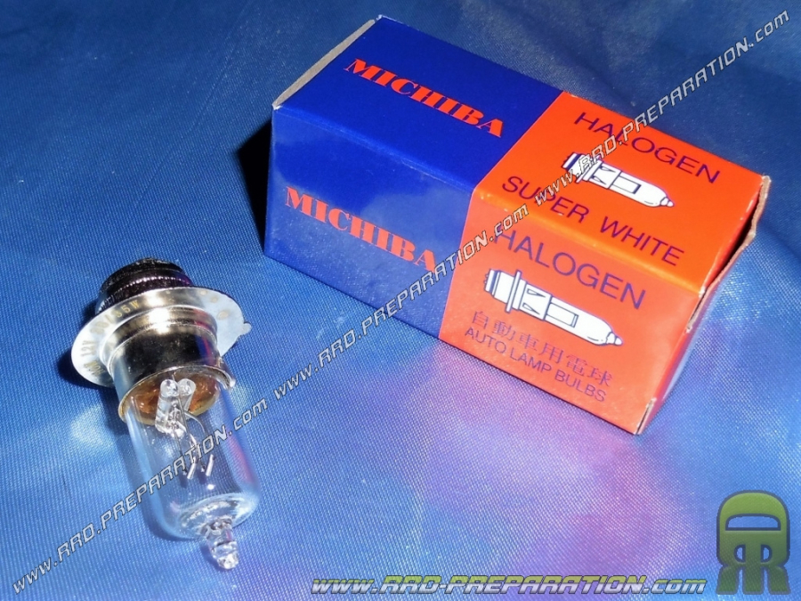Ampoule lampe halogène SuperWhite 12V 35 / 35w pour tête de fourche