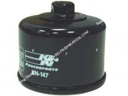 Racing <span translate="no">K&N</span> oil filter for maxiscooter, motorcycle yamaha TMAX 500cc, 600 FAZER, 660 RAPTOR, KYMCO 50