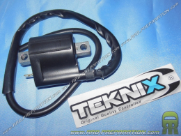 Bobine haute tension avec câble type origine TEKNIX pour allumage scooter minarelli booster, nitro, aerox, bw's...
