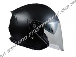 Casco jet doble pantalla CHOK JET CITY RDJ 16 negro mate