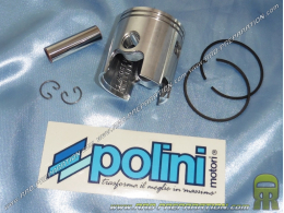 Piston bi segments DR Racing for kit Ø50mm 85cc DR Racing cast on Vespa scooter 50cc 2 stroke