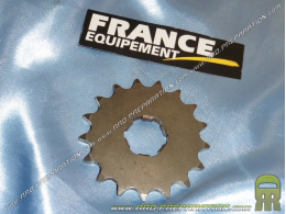 Pignon de sortie de boite FRANCE EQUIPEMENT dents aux choix pour moto 50cc HONDA MTX, MB, MT, NSR... 420