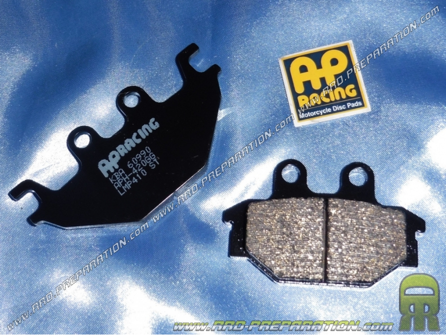 Plaquettes de frein AP RACING avant - arrière pour YAMAHA YZF R 125, SYM SB et PGO BUG BR ...