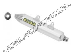 Silencioso ARROW THUNDER ALUMINUM homologado para moto SUZUKI DR 600 R/S de 1985 a 1990