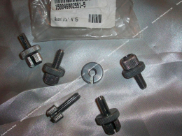 Ajustador / cable tensor barril Ø7mm rosca / terminal para funda Ø9mm para moto y otros (tuerca de freno libre)