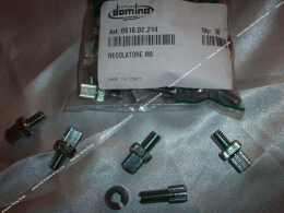 Ajustador / cable tensor barril Ø8mm rosca / terminal para funda Ø7mm para moto y otros (tuerca de freno libre)