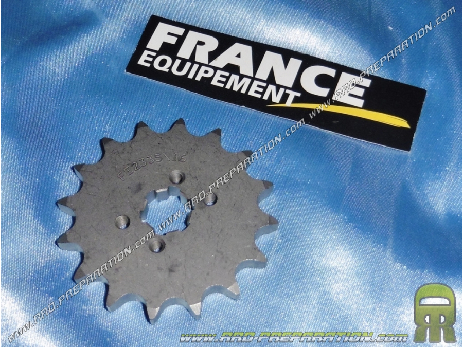 box sprocket teeth FRANCE EQUIPMENT choices for Aprilia RS4, Derbi GPR, TERRA, MULHACEN, DRD ... 125cc 4T