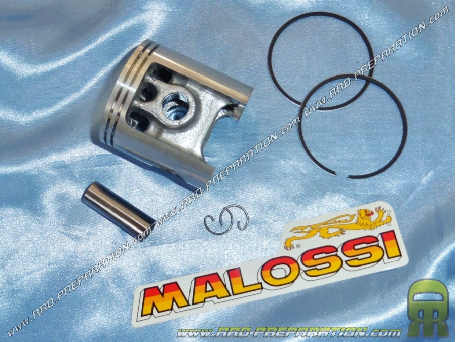 Piston bi segment MALOSSI Ø53mm pour kit 80cc MALOSSI sur HONDA MBX 80, MTX R 80 et NSR 80 R refroidissement liquide