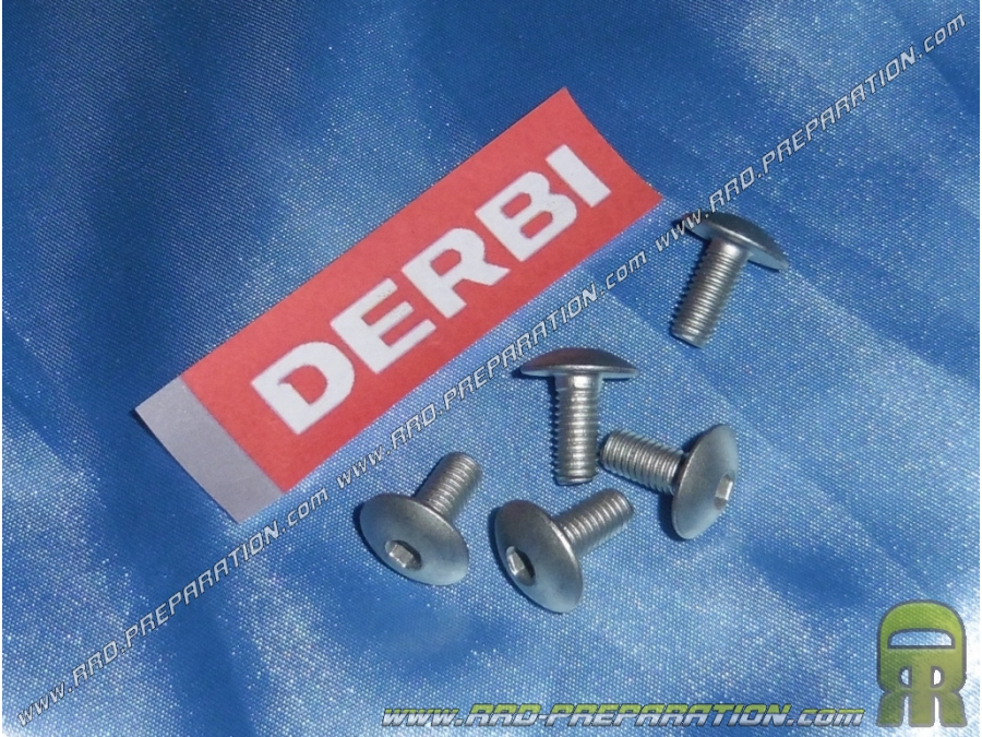 Tornillo de carenado original 6x14 para DERBI GPR