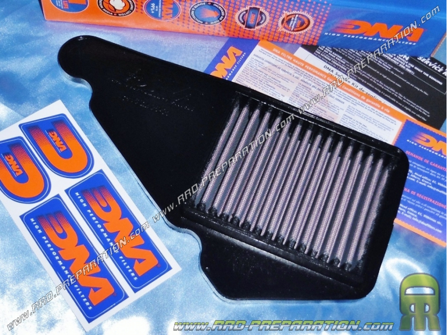 Filtro de aire DNA RACING para caja de aire original en moto HONDA FMX 650 de 2005 a 2008