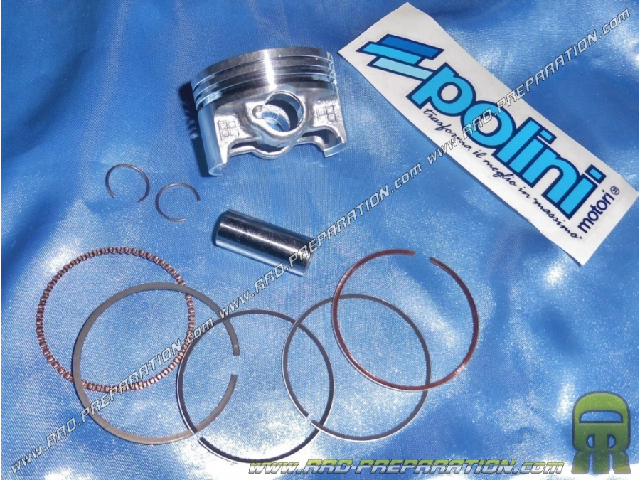 Piston Ø49mm pour kit 80cc POLINI Racing Fonte sur APRILIA, PIAGGIO, VESPA... scooter 50cc 4 temps