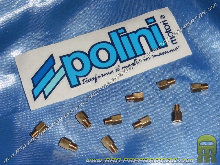 Gigleur principal POLINI MKA pour carburateur MIKUNI TM, VM... taille 80 a 470 aux choix