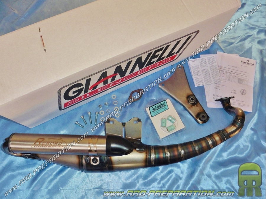 Exhaust GIANNELLI REKORD for horizontal scooter minarelli (Aprilia Rally Aprilia Sr, MBK Ovetto ...)