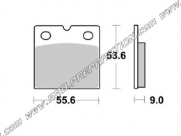 AP RACING brake pads front - rear for BENELLI, BMW, DUCATI , HOREX, MOTO GUZZI, MZ ... Before 1997