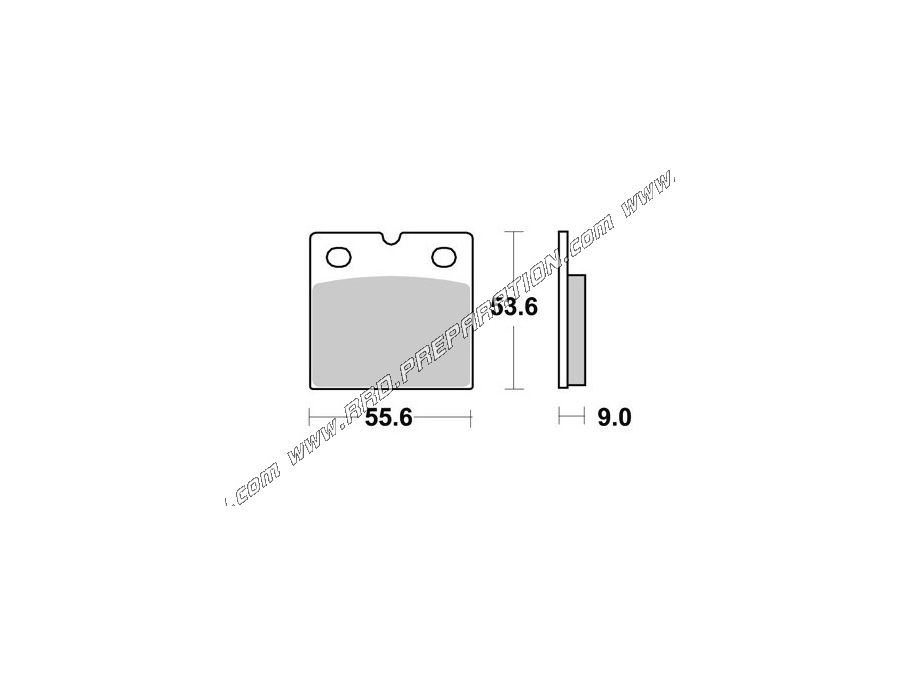 AP RACING brake pads front - rear for BENELLI, BMW, DUCATI , HOREX, MOTO GUZZI, MZ ... Before 1997