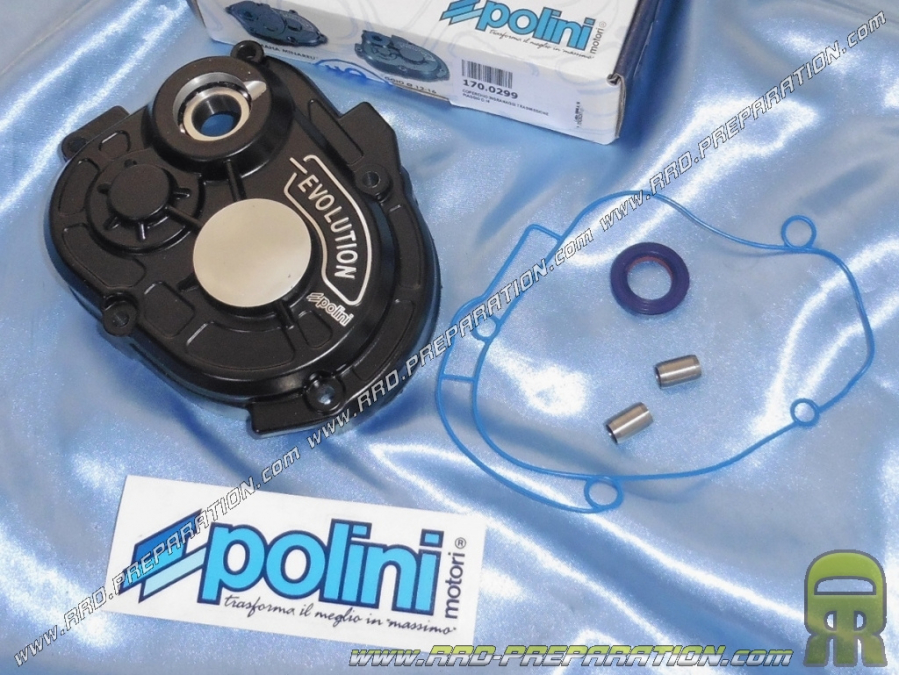 Caja de POLINI Evolution (eje 12 o 16mm) para scooter PIAGGIO / GILERA (Typhoon, NRG...)