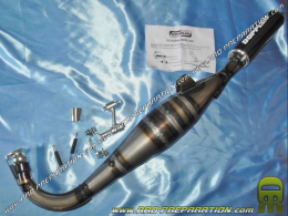 Exhaust DOPPLER ER1 carbon version of Peugeot 103 SPX, RCX, CLIP & MVX square arm