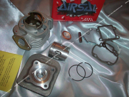 Kit 70cc Ø47,6mm (axle of 10mm) aluminum AIRSAL Luxe minarelli vertical (booster, bws, …)