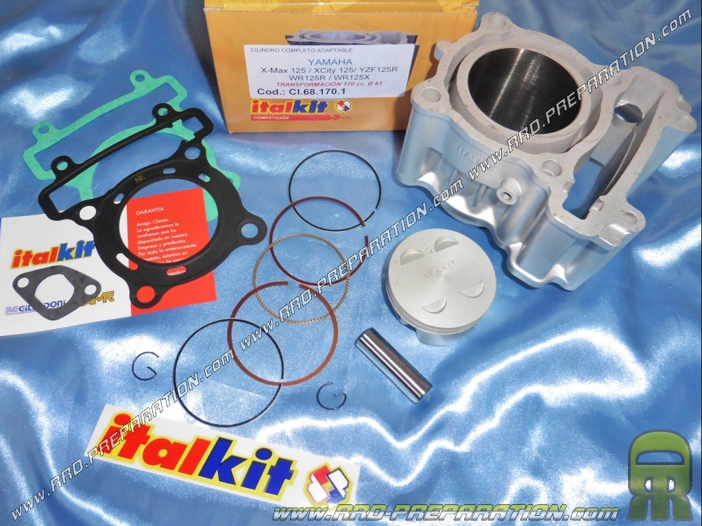 Kit 180cc ITALKIT Ø61mm, cylinder / piston for YAMAHA XCITY, XMAX