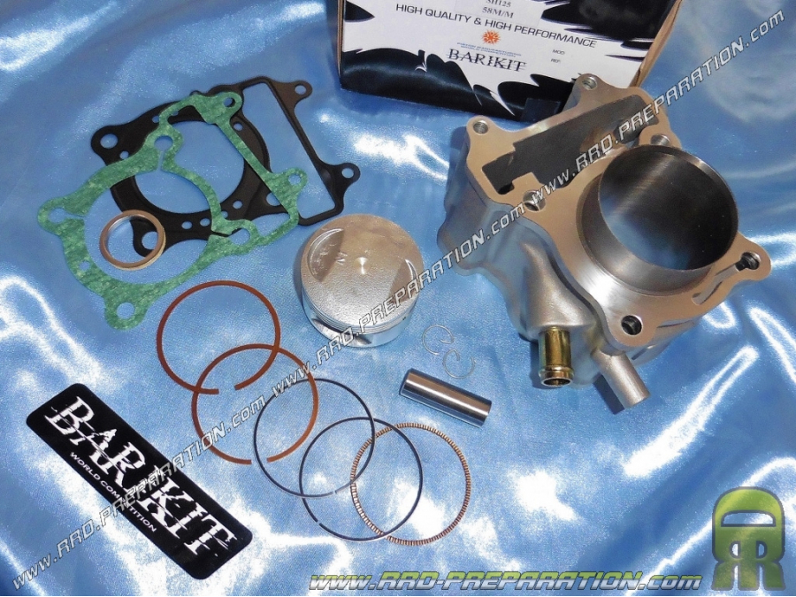 Kit 150cc BARIKIT Ø58mm hierro fundido para HONDA SH, SCOOPY, PANTHEON, DYLAN, KEEWAY OUTLOOK, BENELLI CAFFèNERO... 125 y 150cc