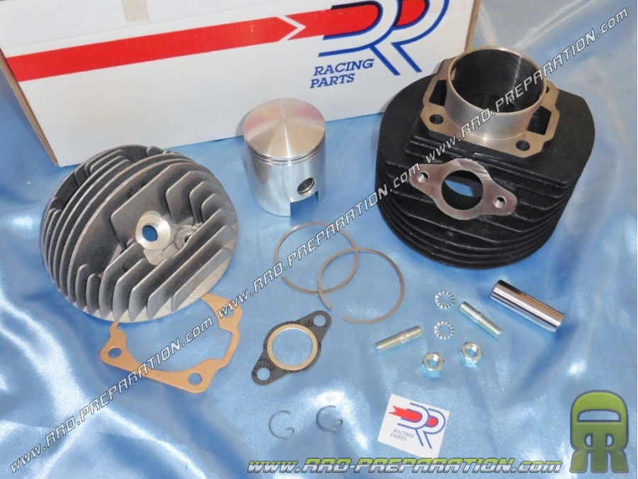 Kit haut moteur 130cc Ø57mm avec culasse DR RACING fonte scooter VESPA PRIMAVERA, PK, ETS, ET3, XL... 125cc 2T