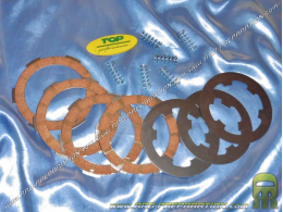 Game 7 reinforced clutch plates DR Racing (infill + discs) with spring for Vespa scooter EPA FL2 ... 50 125cc