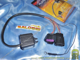 Emulateur sonde lambda MALOSSI TC UNIT O2 CONTROLLER pour maxi scooter PEUGEOT, PIAGGIO, VESPA... 125cc à 400cc