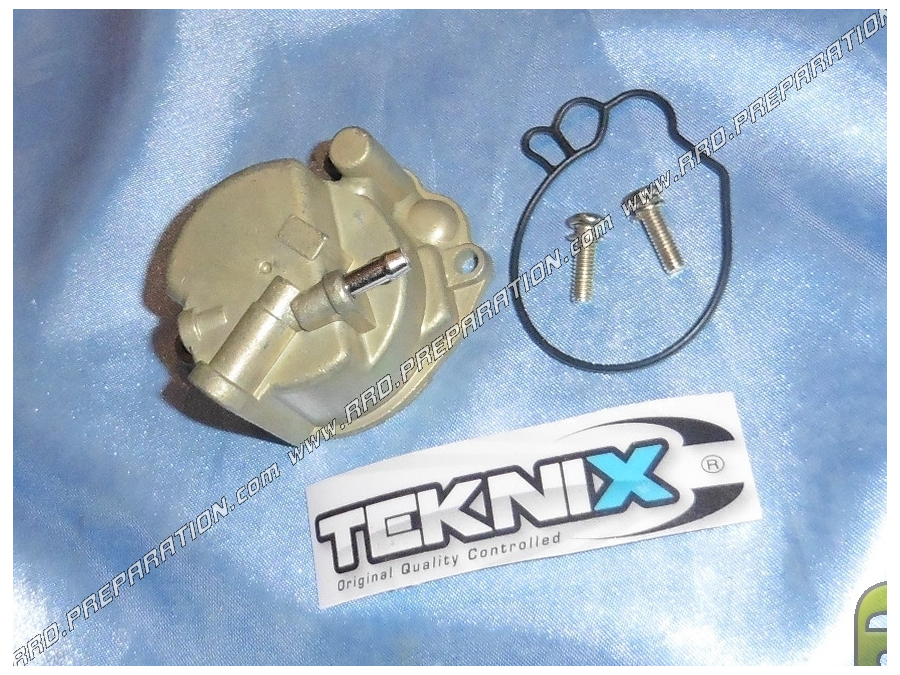 Cuve TEKNIX pour carburateur sur scooter Kymco Dink, Vivality et Peugeot Speedfight, Trekker, Buxy...