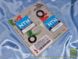 Set of bearings + CIF high quality reinforced oil seals for PIAGGIO ZIP, FLY, LIBERTY, VESPA, DERBI , APRILIA SCARABEO 50 4T