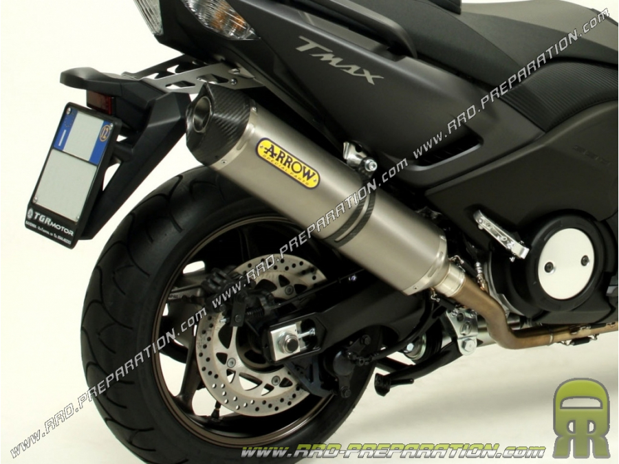 Exhaust muffler POLINI for YAMAHA BLACK X-MAX 400 in 2013 and 2014