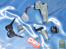 Contactor / neiman con 2 llaves (llave) + cerradura de maletero TEKNIX para scooter KYMCO VITALITY