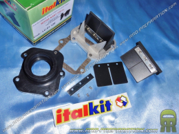 intake kit (pipe + valves) 8 slices Karbonit ITALKIT COMPETITION Aprilia RS 125cc ROTAX KART ... 2 times